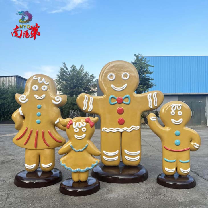 Large Gingerbread Man Statue Large Gingerbread Man Statue